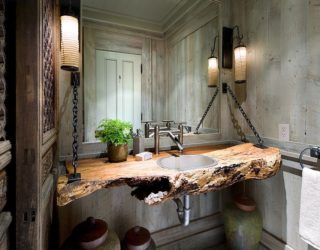 A Natural Treat: Live-Edge Vanity Top Redefines Modern Bathrooms