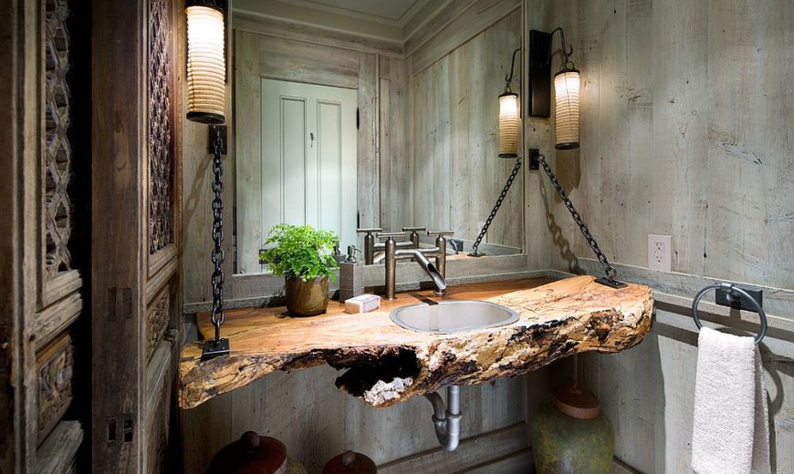 A Natural Treat: Live-Edge Vanity Top Redefines Modern Bathrooms