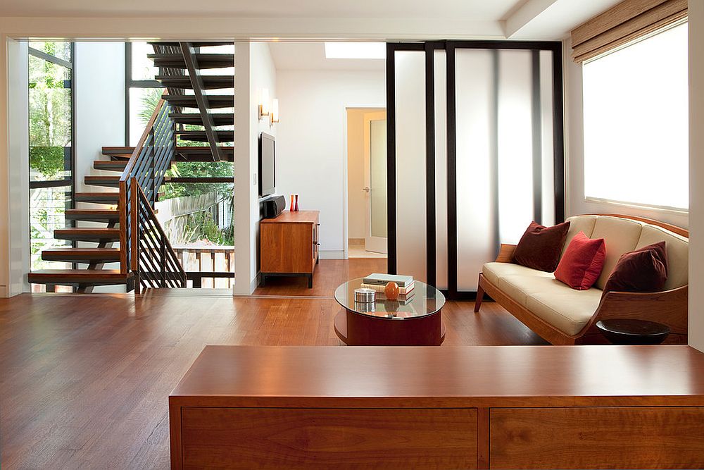 design of living room divider