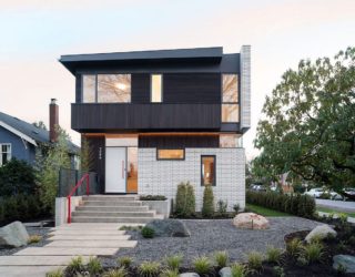 This Vancouver Home Wows with a White Brick Façade and Bamboo Garden