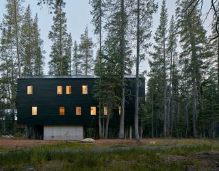 Built to Withstand Heavy Snowfall: Dashing Cabin in Sugar Bowl Ski Resort