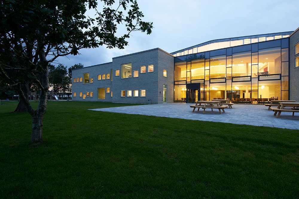 International school Ikast-Brande in Denmark by architectural firm C.F. Møller.
