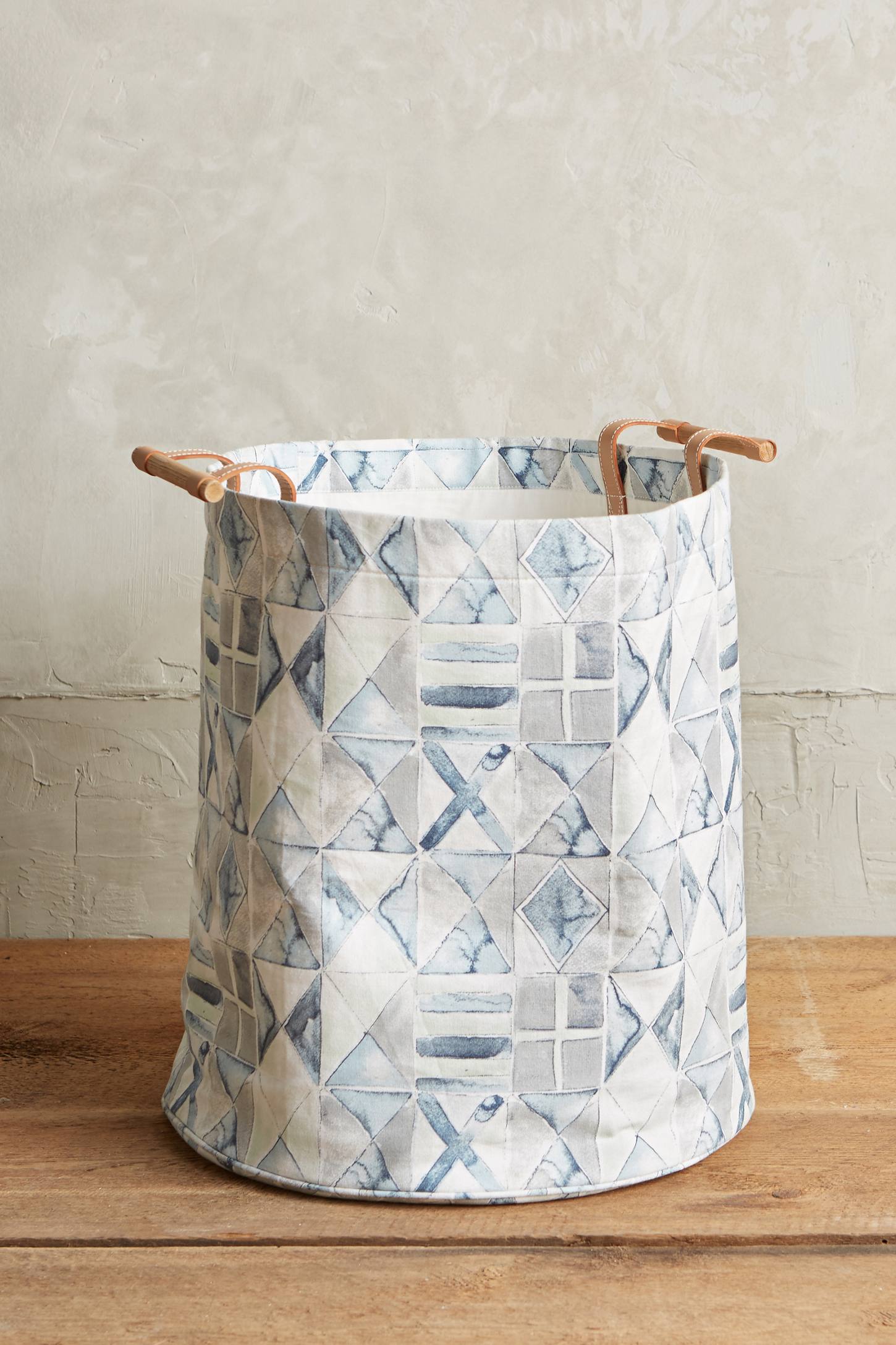 Laundry hamper from Anthropologie