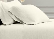 Linen bedding from Restoration Hardware 217x155 Shopping for Bed Sheets: Helpful Tips and Pointers