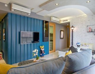 Rejuvenated Singapore Home Inspired by Piet Mondrian and Urban Street Aesthetics