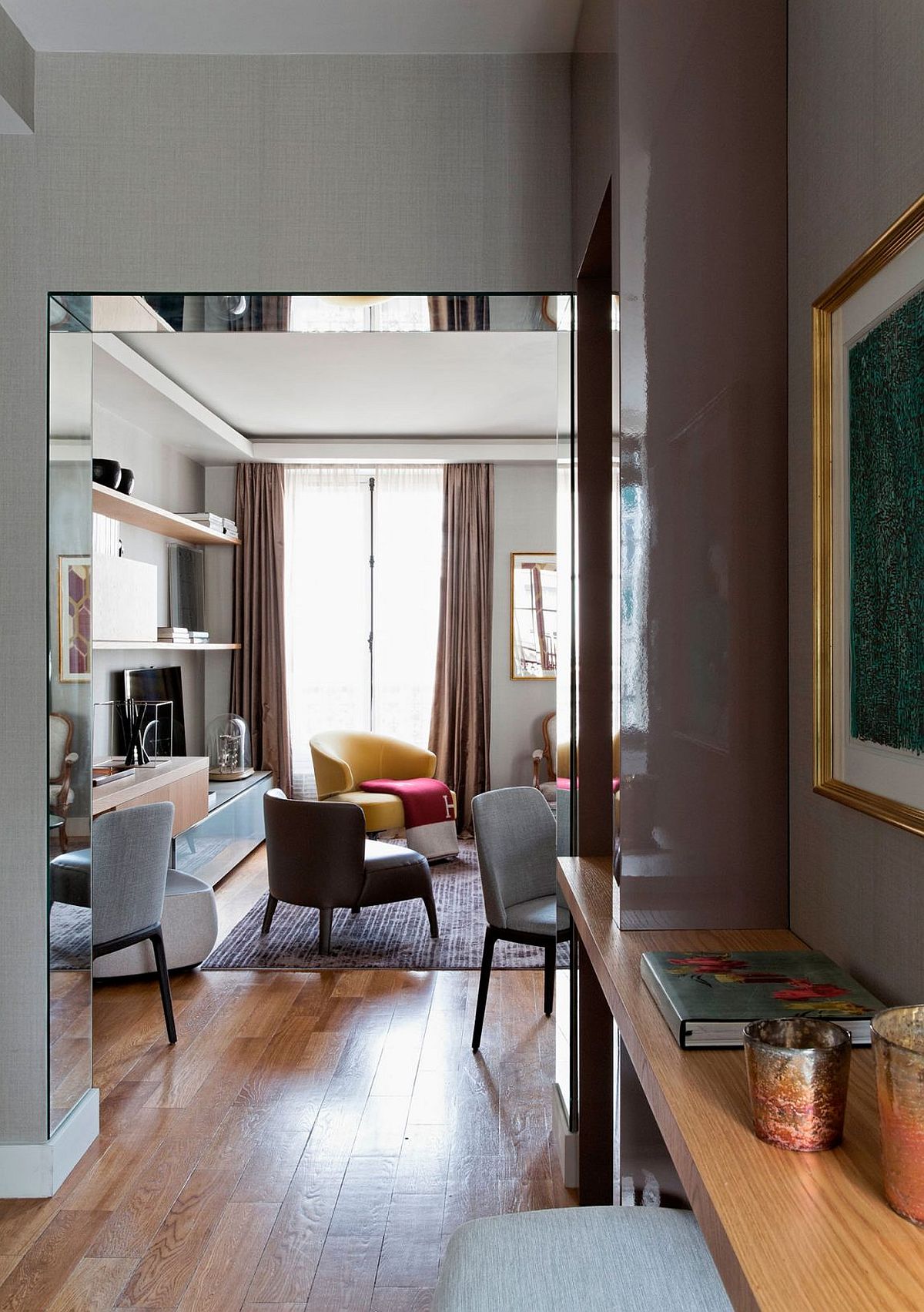 Modern Paris apartment built originally in 1856 with a retrofit and upgrade