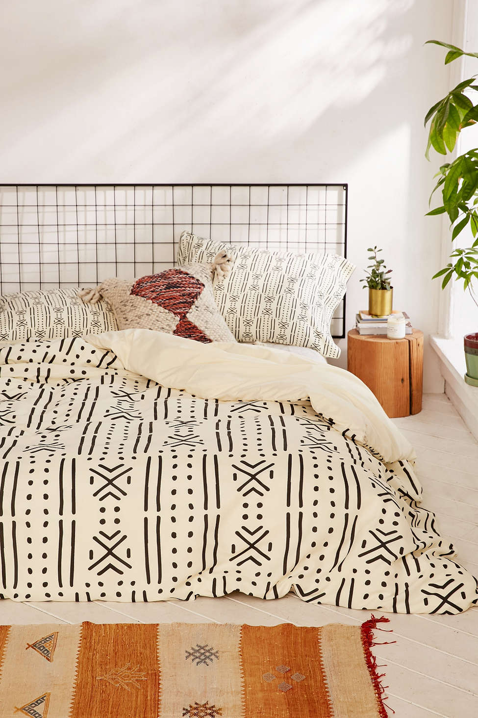 Mud cloth-style duvet cover from Urban Outfitters