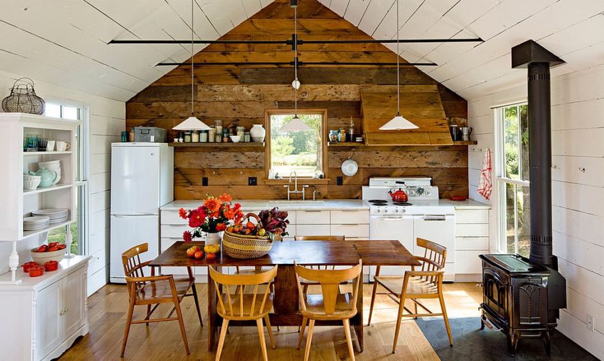 20 Gorgeous Ways To Add Reclaimed Wood To Your Kitchen