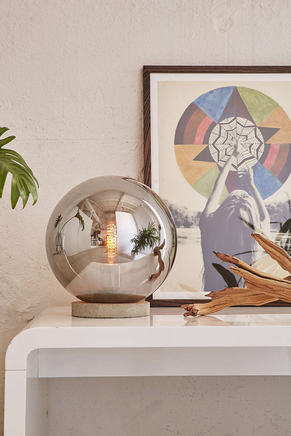 Round table lamp from Urban Outfitters