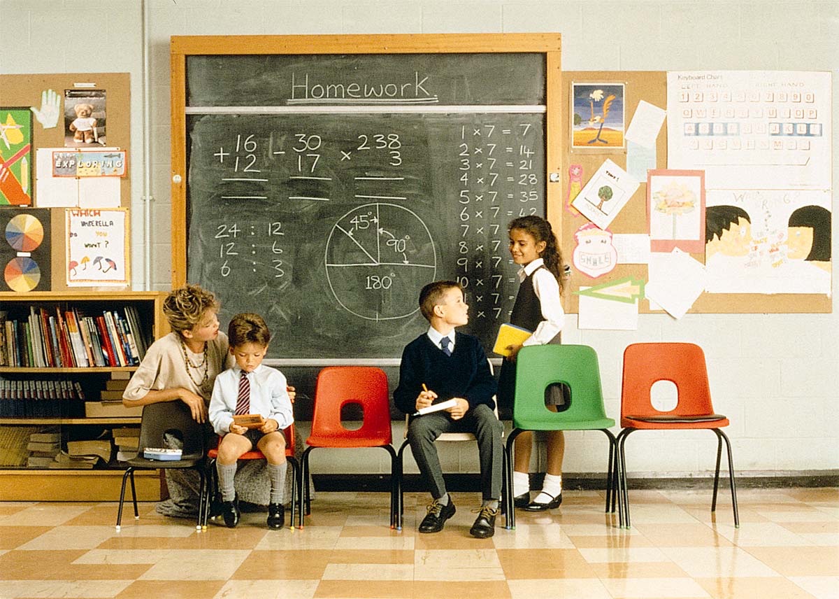 Series E School Chairs, 1971. Image courtesy of Robin and Lucienne Day Foundation.