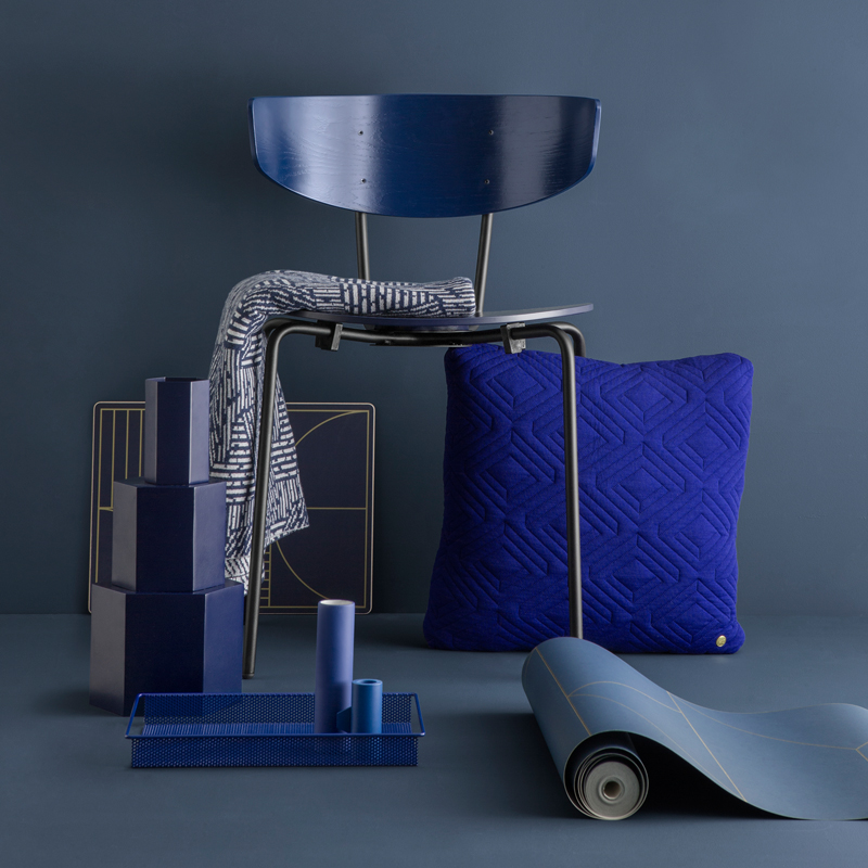 Shades of blue in product photography from ferm LIVING
