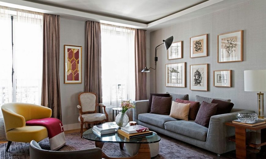 Brazilian Panache Meets Parisian Charm Inside This Chic Modern Apartment