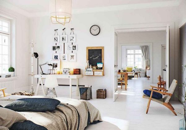 Nordic Inspiration: Exquisite Scandinavian Apartment in White | Decoist