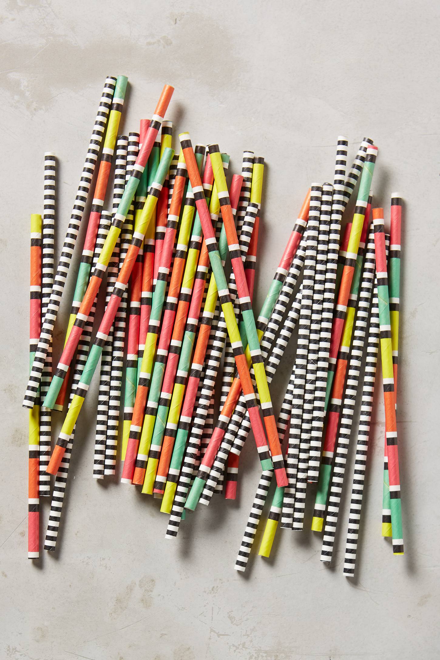 Striped party straws from Anthropologie