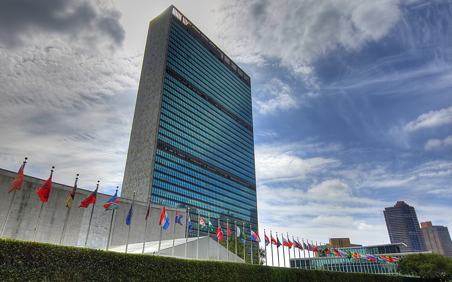 United Nations Headquarters, New York City. Photo by knowsphotos/flickr via The Tower.