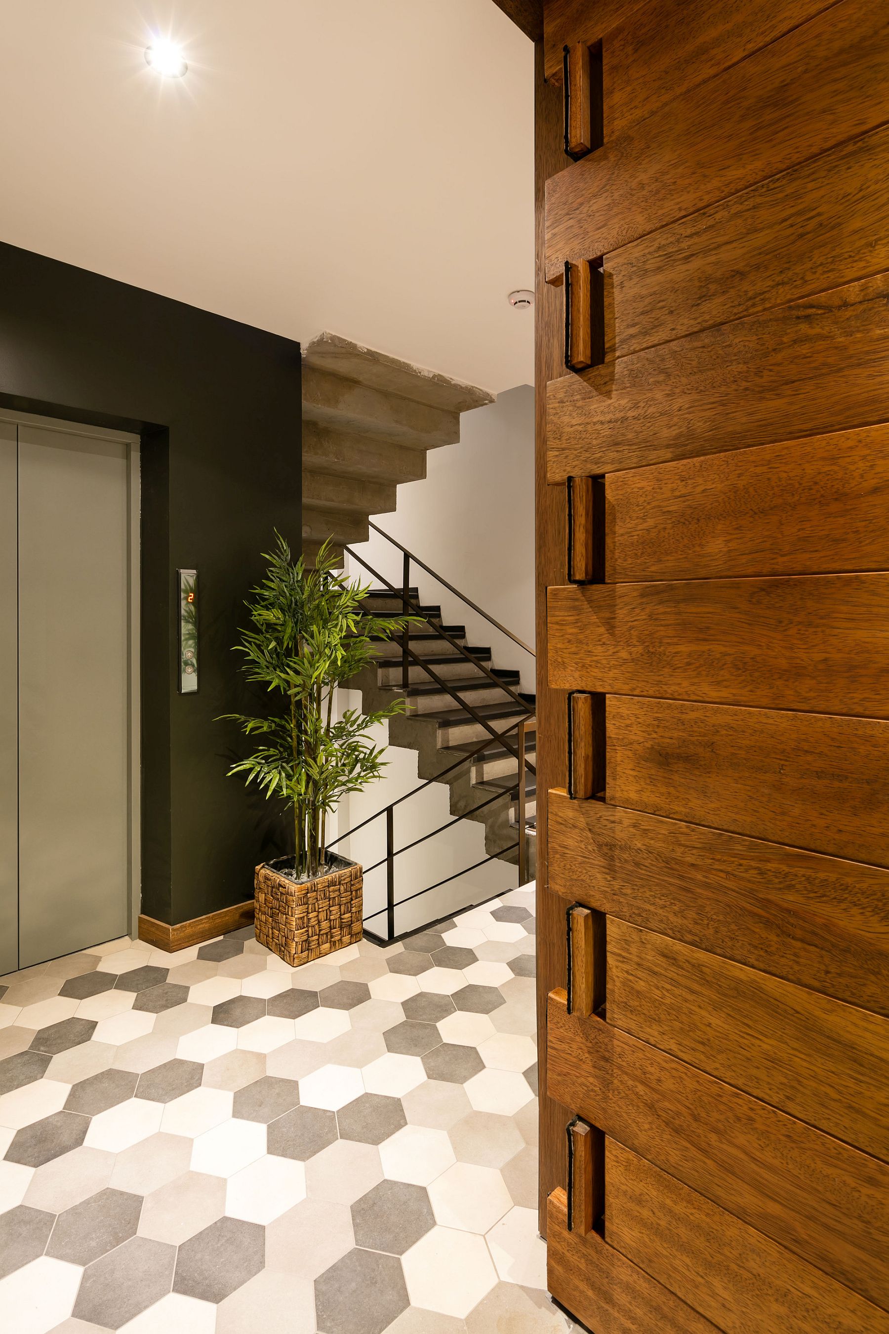 A look at the interior of the Apartment Building in Ecuador