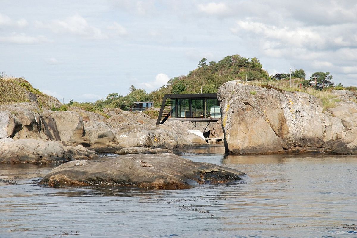 Beautiful family retreat nestled on waters edge on a small island