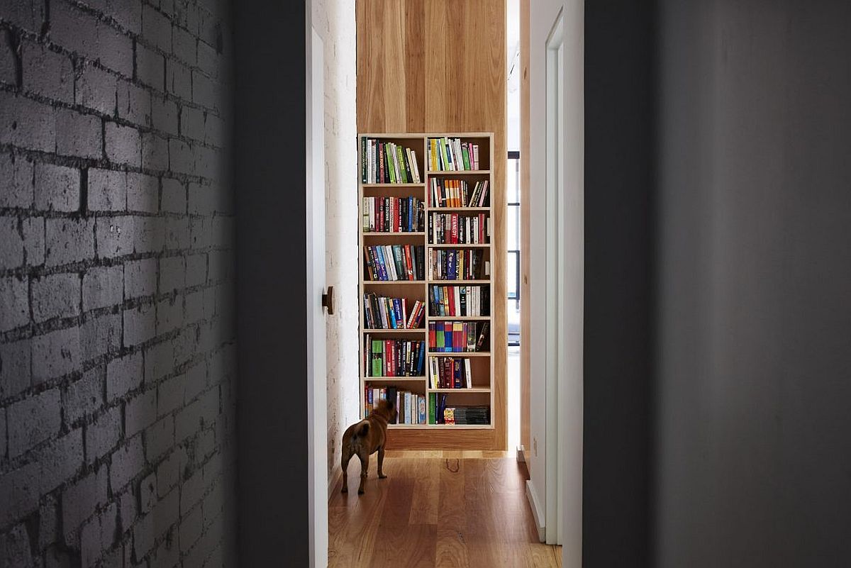 Bookshelf brings color to the interior