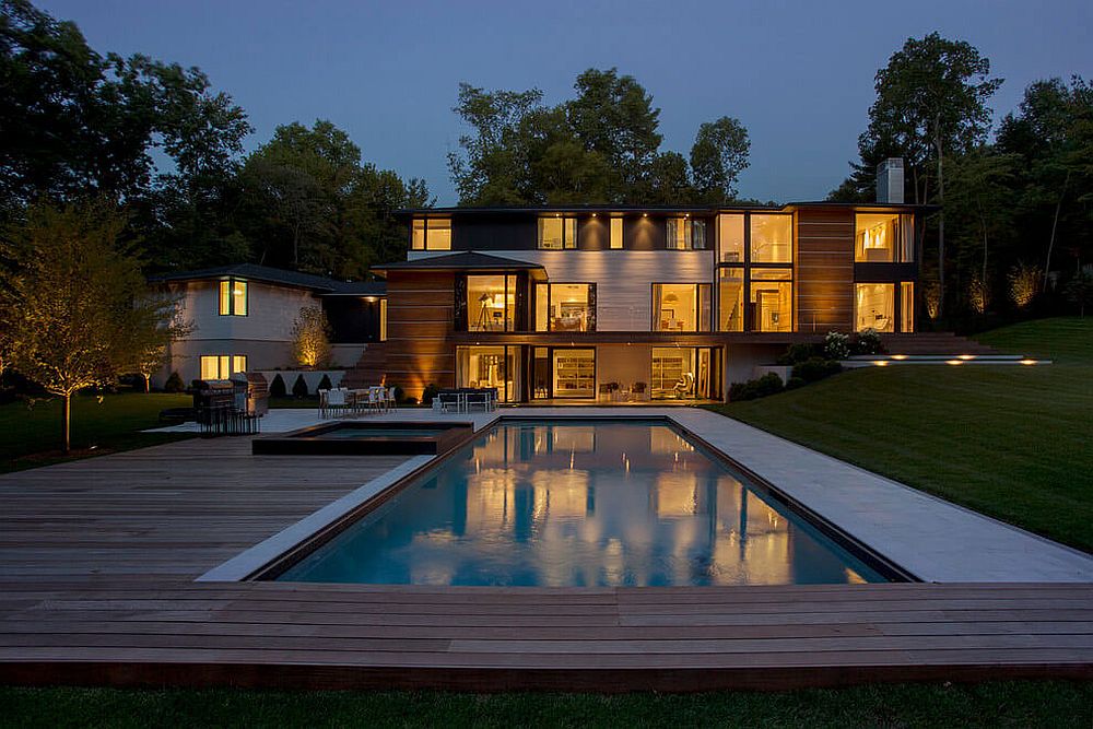 Contemporary Ledgewood Residence by LDa Architecture & Interiors