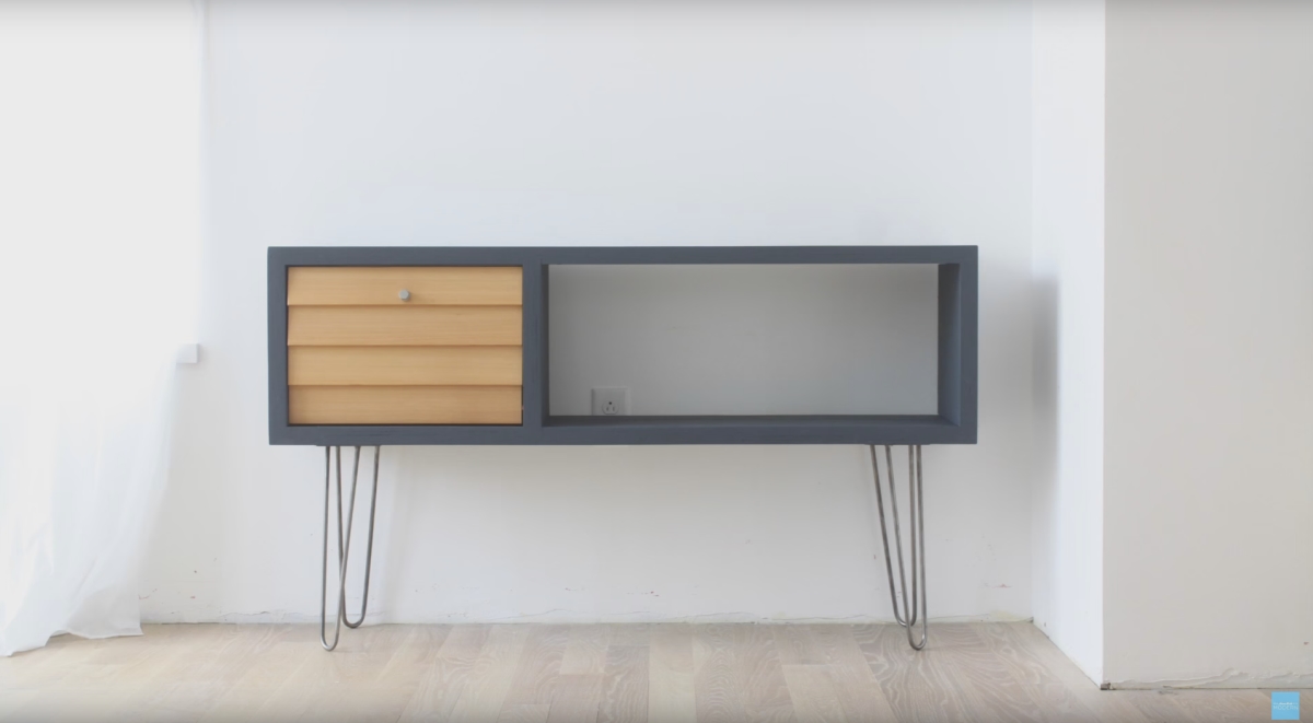 DIY Media Console from HomeMade Modern