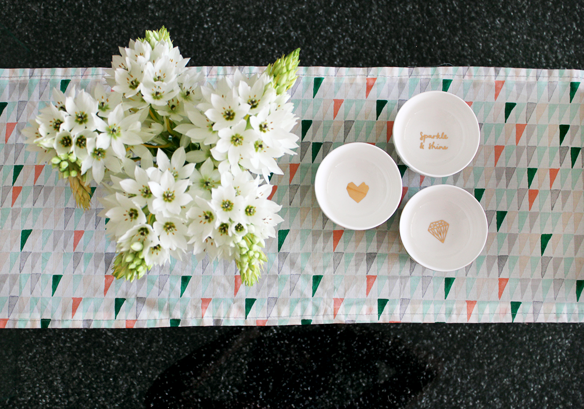 DIY table runner from Makers Society