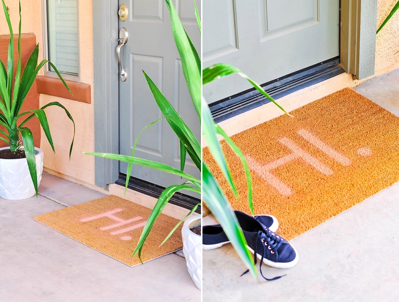 Easy DIY doormat from Proper