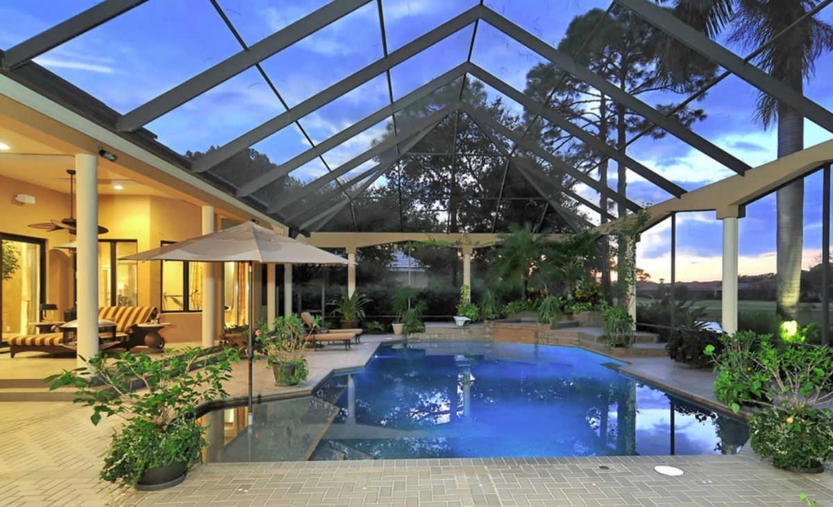 Enclosed lanai via Houzz