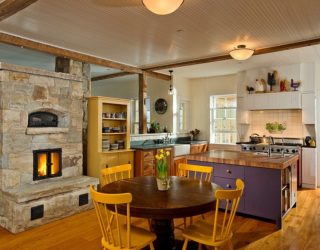 Hot Trends: Give Your Kitchen a Sizzling Makeover with a Fireplace!