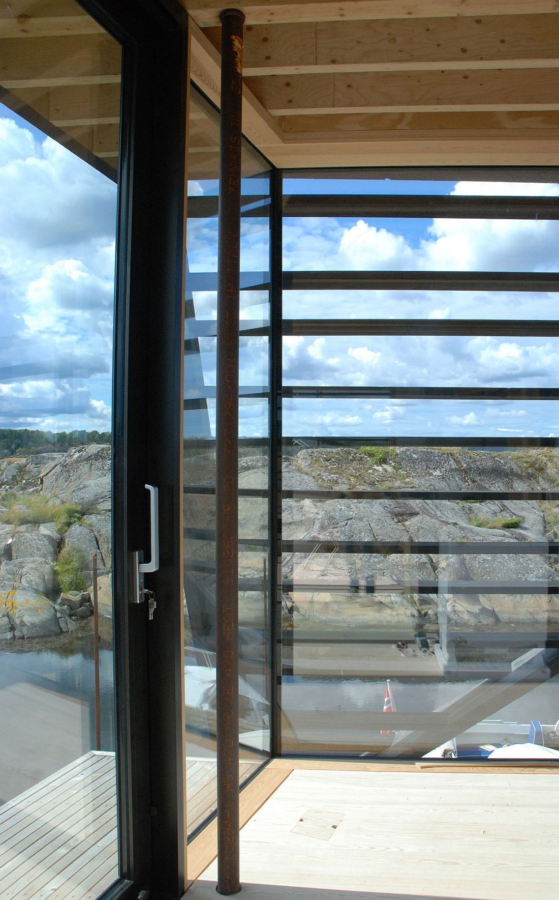 Gorgeous structure of the house highlights the view on offer