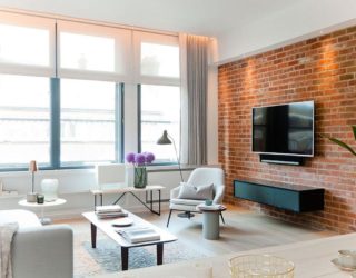 NYC Loft-Style Penthouse with Brick Walls Takes Shape in London