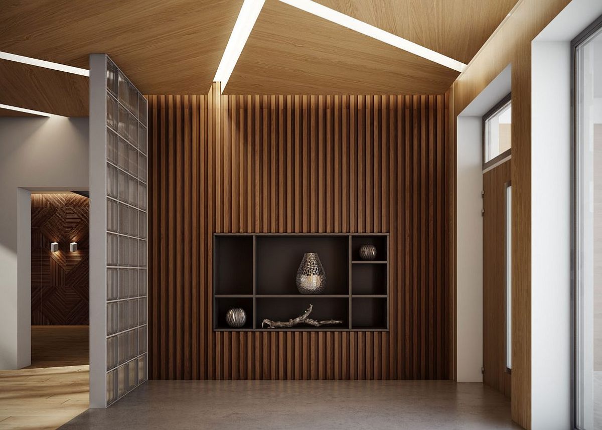 Ingenious interior combines warmth of wood with modern refinement