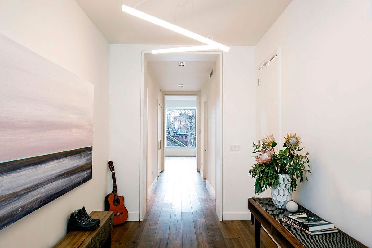 Large foyer of New York City Apartment in East Village