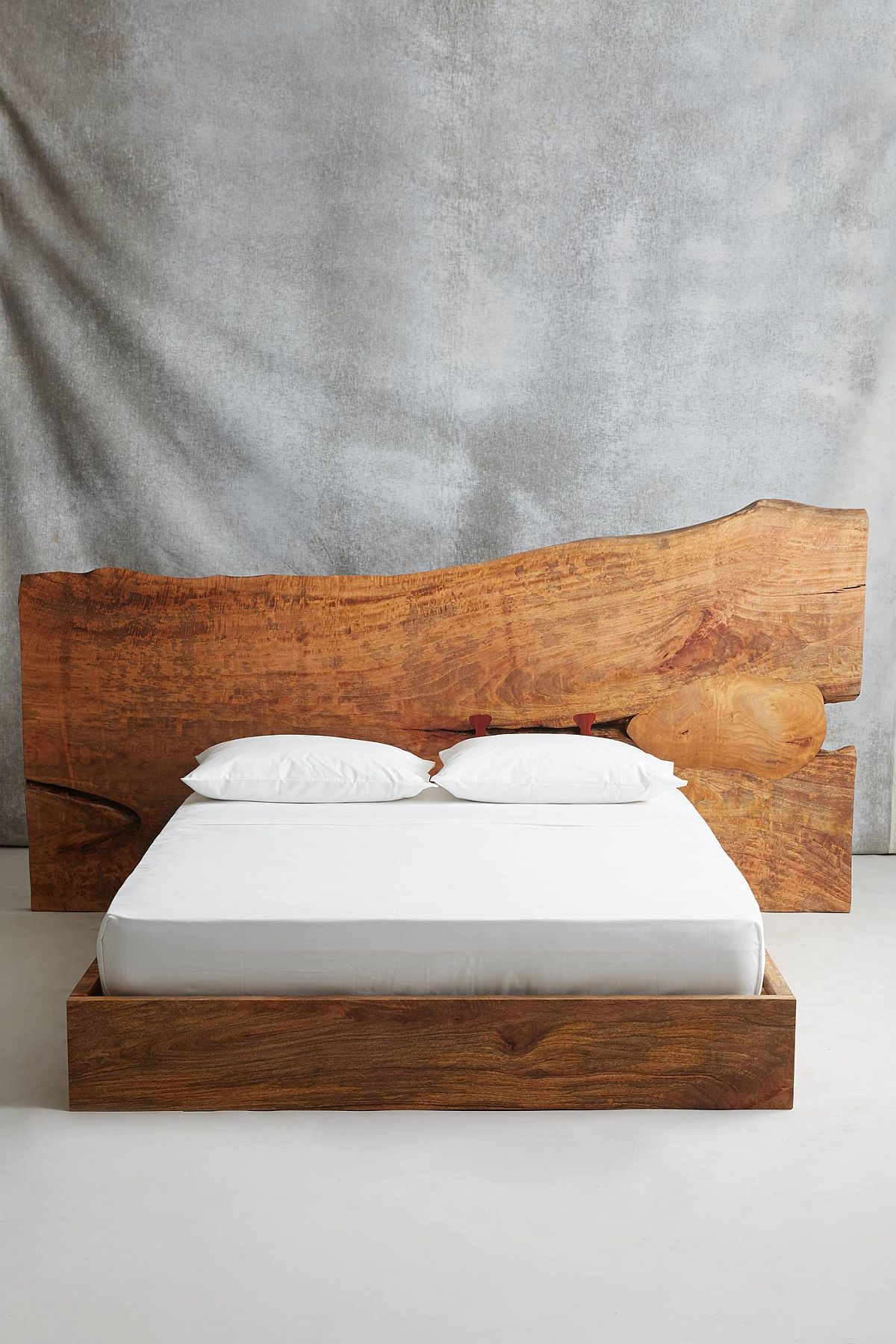 Live edge queen bed from Anthropologie