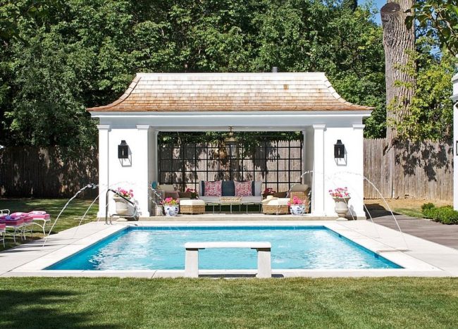 41 Pool House Designs To Complete Your Dream Backyard Retreat