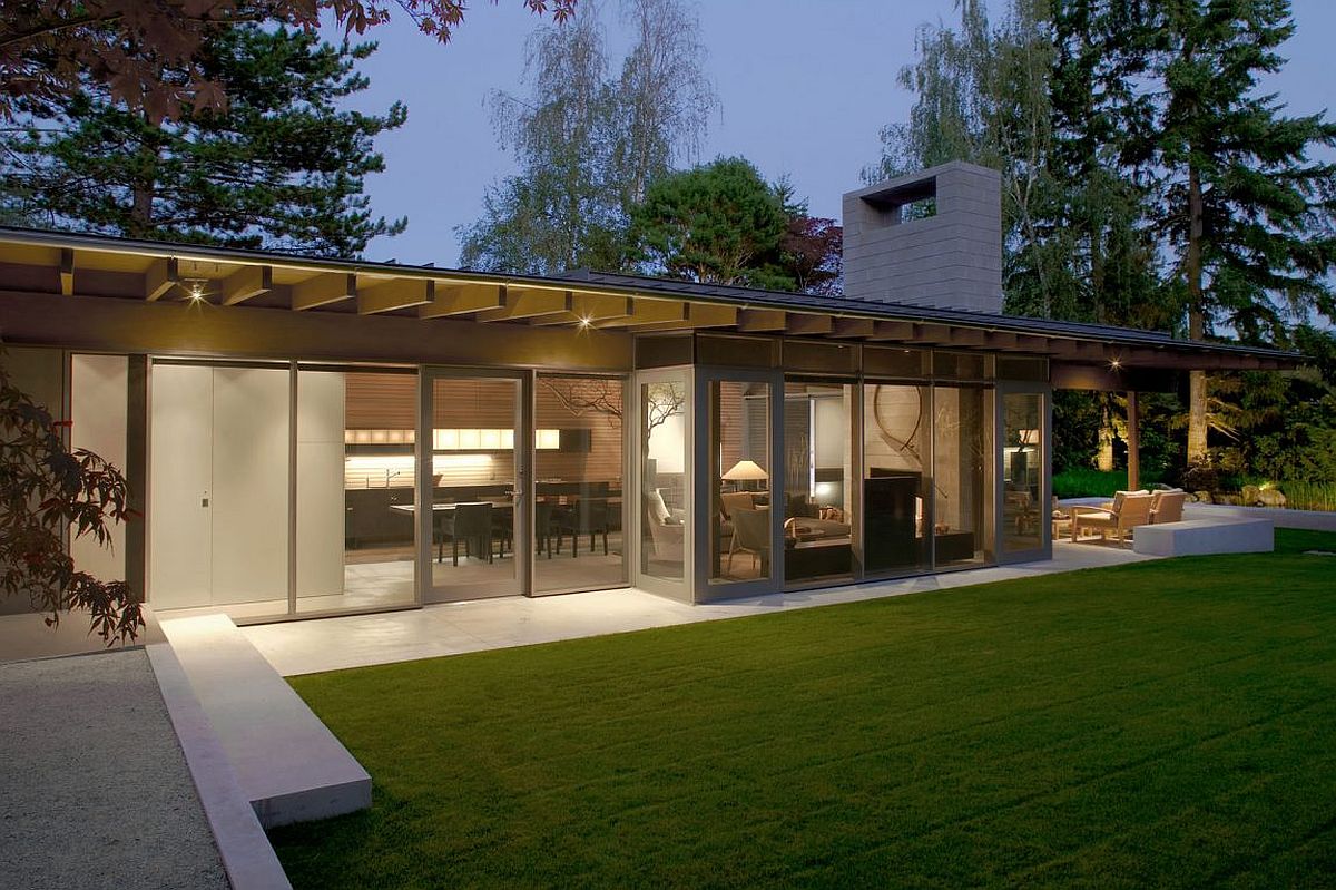 Modern Seattle home inspired by picnic shelter in the forest