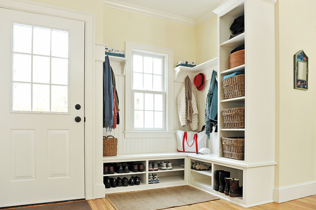 Mudroom style via Herbert Design Build