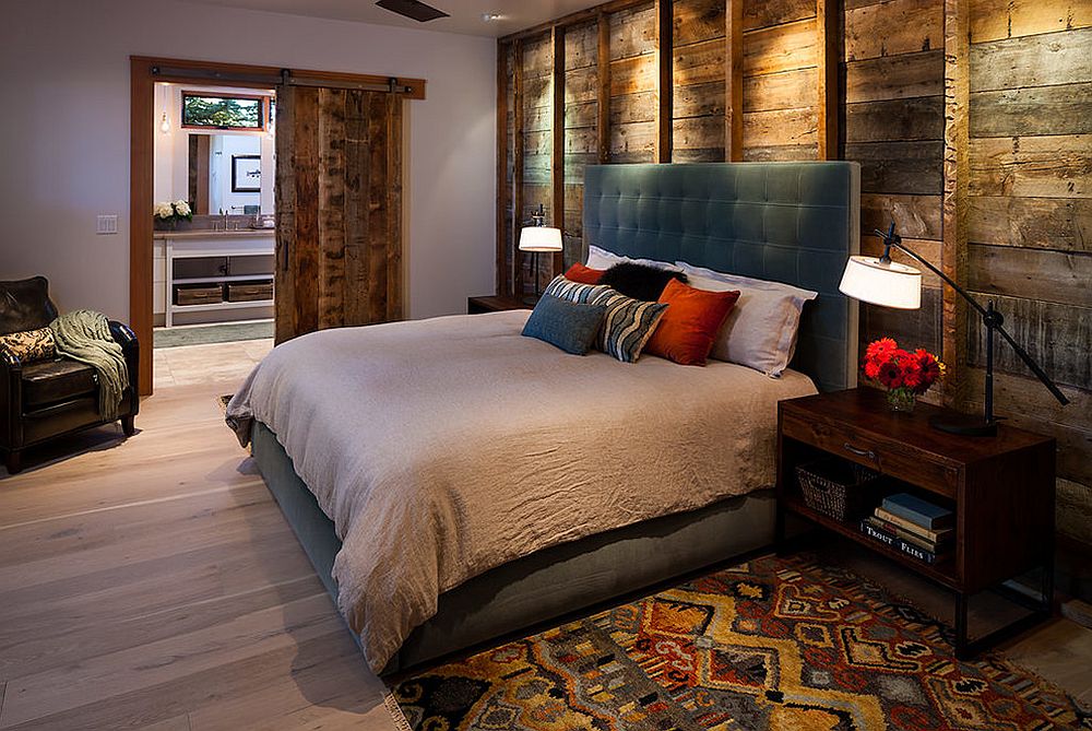 25 Awesome Bedrooms With Reclaimed Wood Walls