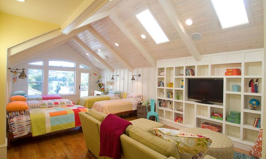 20 Delightful Kids’ Rooms with Skylights