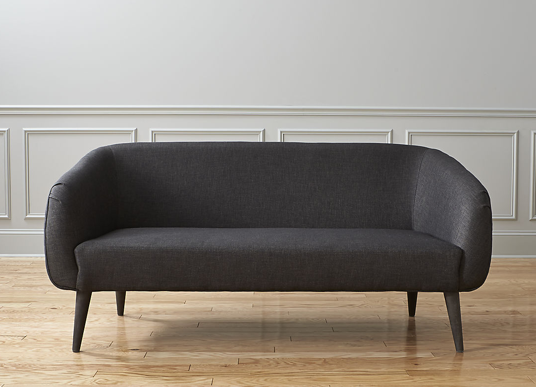 Rue Apartment Sofa with tapered legs