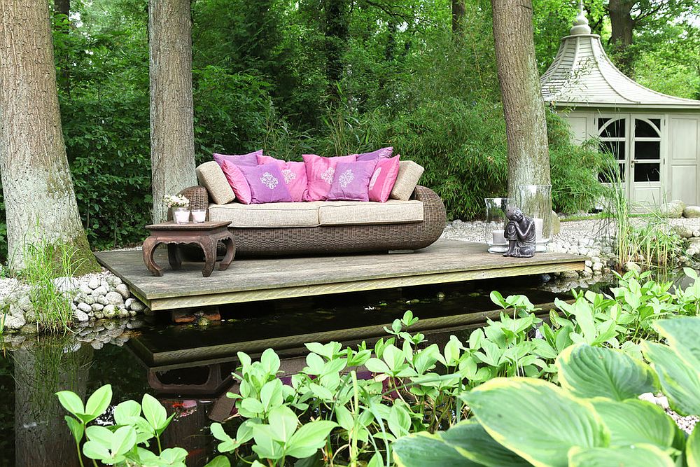 Serenity and rejuvenation can be easily found in a relaxing garden like this! [Design: Feng Shui Planung]