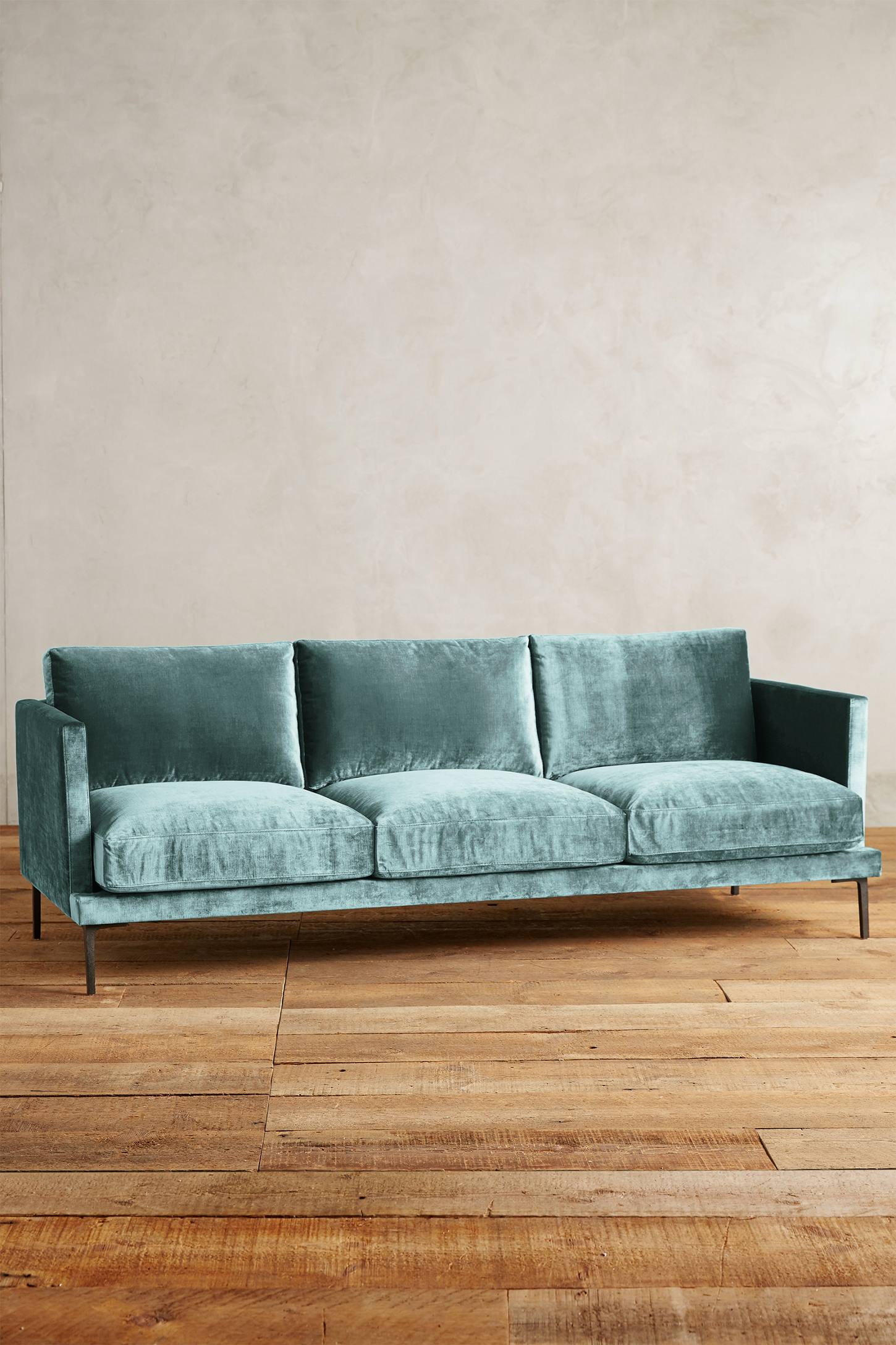 Slub Velvet Linde Sofa