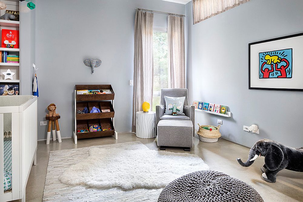 Smart nursery combines Scandinavian and industrial styles