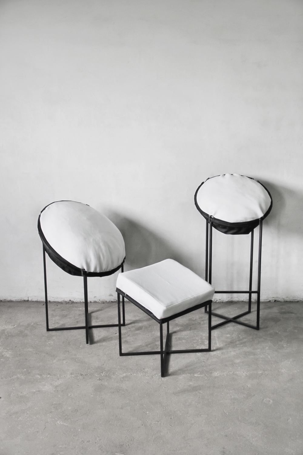 Snow seating collection by Anastasia Leonova.