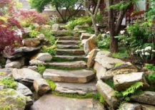 Stacked-stone-staircase-becomes-the-showstopper-of-this-Oriental-garden-217x155