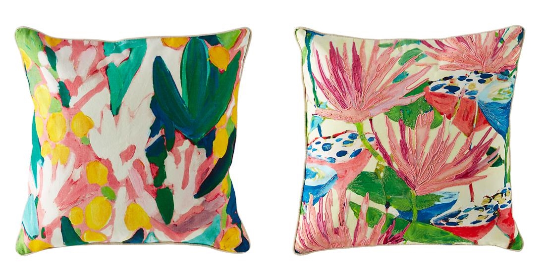 Throw pillows by Lulu DK for The Land of Nod