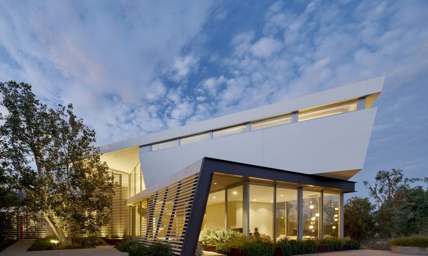 Hypnotic Spiral Staircase and Smart Silhouette Captivate at This LA Home