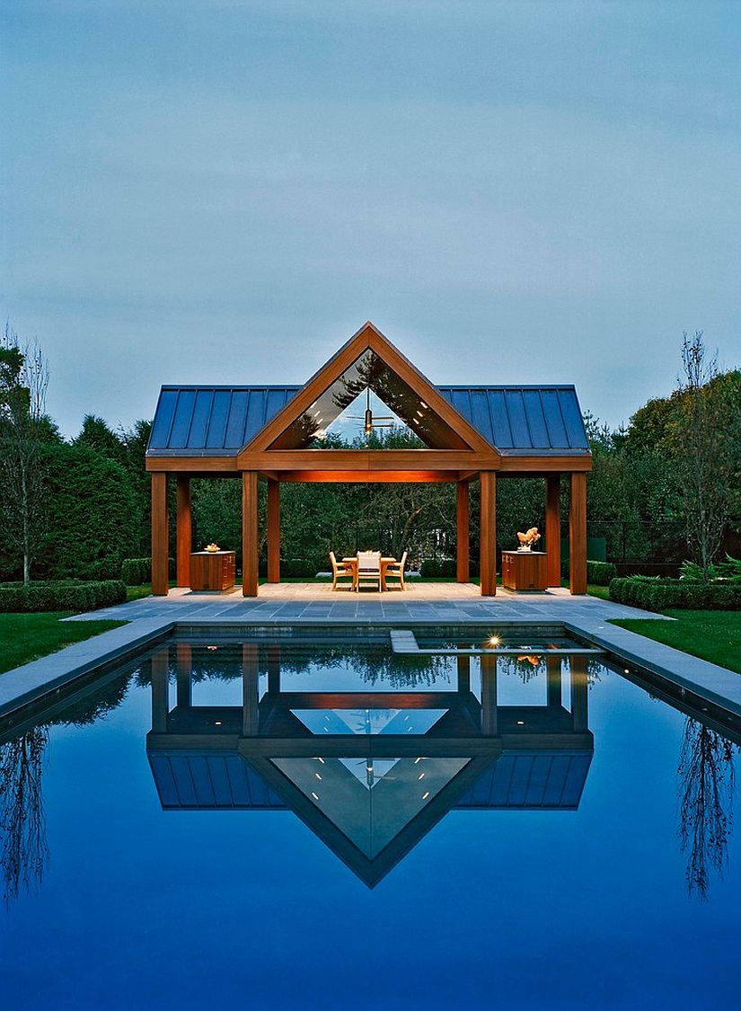 Unassuming pool house is all about enjoying the outdoors