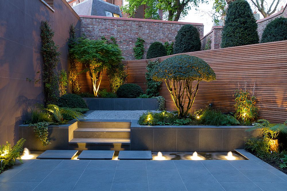 Urban homes can also enjoy the magic of Asian style gardens with the right landscaping [Design: John Davies Landscape]