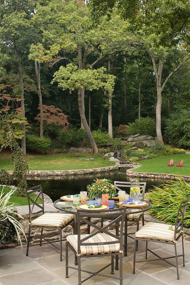 Who needs a vacation with a backyard and patio like this