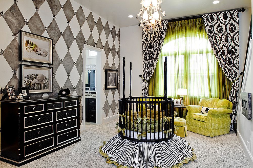 black nursery furniture